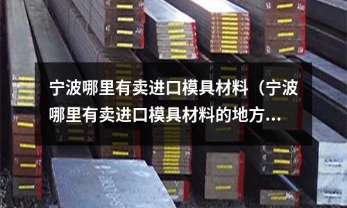 寧波哪里有賣進口模具材料(寧波哪里有賣進口模具材料的地方)