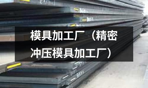 模具加工廠（精密沖壓模具加工廠）