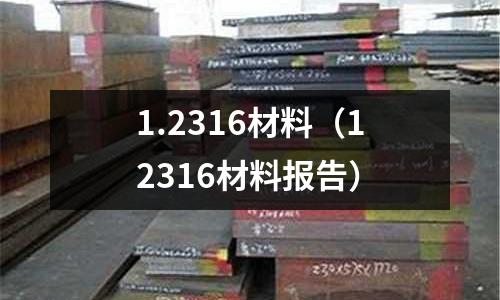 1.2316材料(12316材料報告)