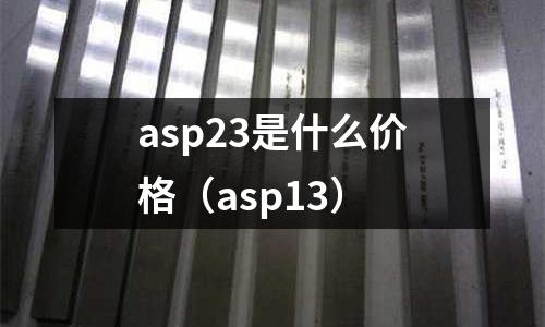 asp23是什么價(jià)格(asp13)