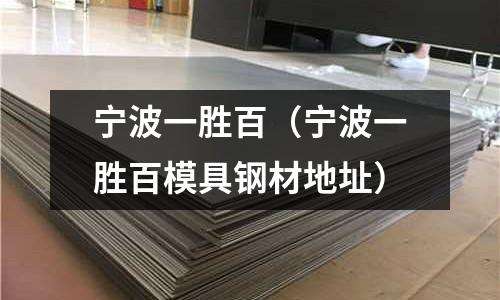寧波一勝百（寧波一勝百模具鋼材地址）