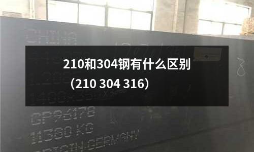 210和304鋼有什么區別（210 304 316）