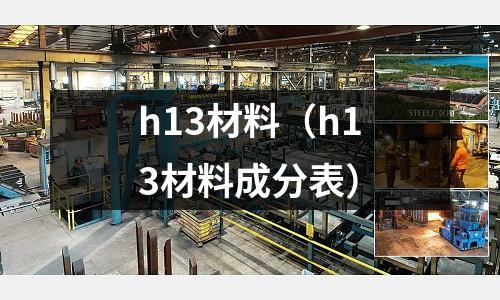 h13材料(h13材料成分表)