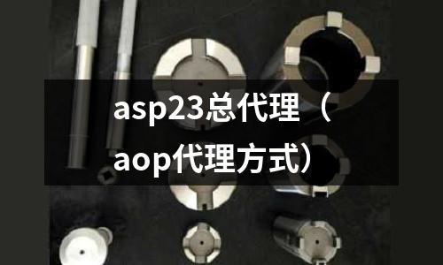 asp23總代理(aop代理方式)