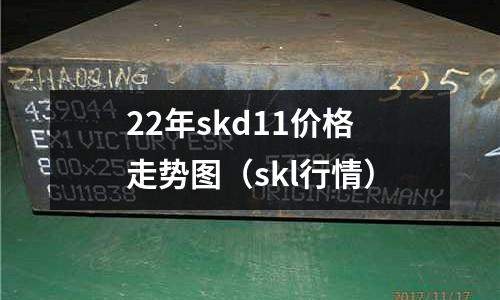 22年skd11價格走勢圖(skl行情)