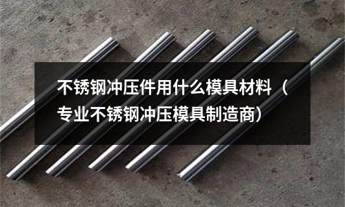 不銹鋼沖壓件用什么模具材料（專業不銹鋼沖壓模具制造商）