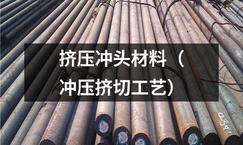 擠壓沖頭材料（沖壓擠切工藝）