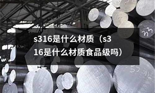 s316是什么材質（s316是什么材質食品級嗎）
