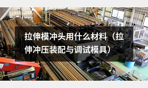拉伸模沖頭用什么材料(拉伸沖壓裝配與調試模具)