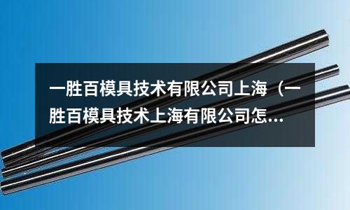一勝百模具技術(shù)有限公司上海(一勝百模具技術(shù)上海有限公司怎么樣)