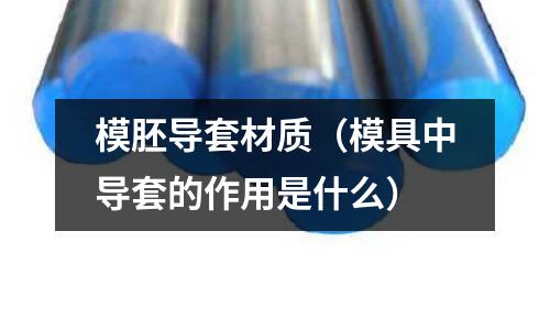 模胚導(dǎo)套材質(zhì)（模具中導(dǎo)套的作用是什么）