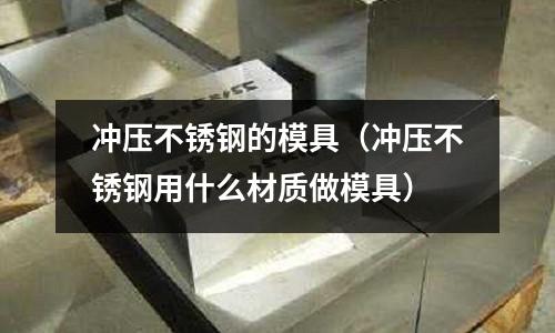 沖壓不銹鋼的模具（沖壓不銹鋼用什么材質(zhì)做模具）