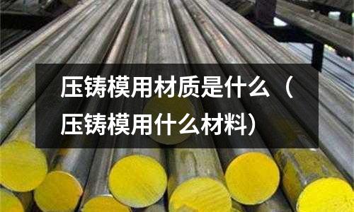 壓鑄模用材質(zhì)是什么（壓鑄模用什么材料）