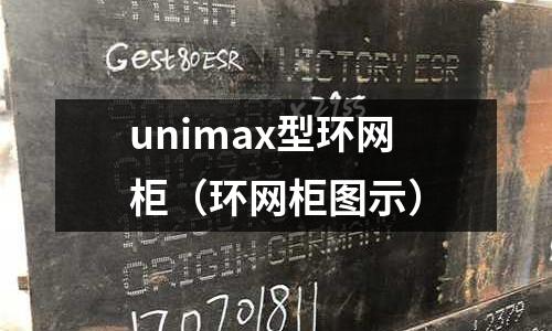 unimax型環網柜（環網柜圖示）