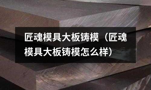 匠魂模具大板鑄模（匠魂模具大板鑄模怎么樣）