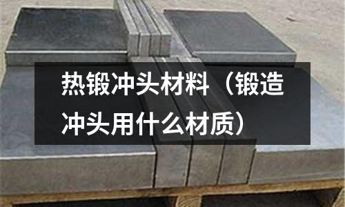 熱鍛沖頭材料（鍛造沖頭用什么材質）