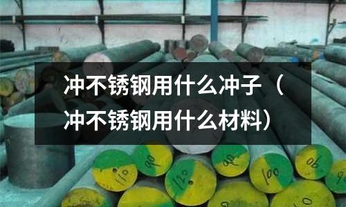沖不銹鋼用什么沖子（沖不銹鋼用什么材料）