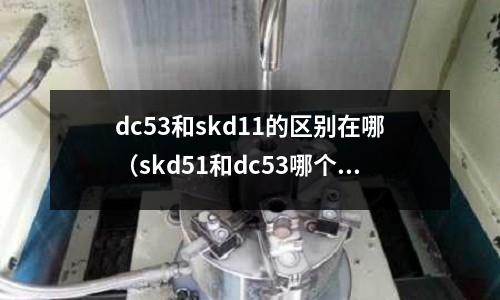dc53和skd11的區別在哪(skd51和dc53哪個好)