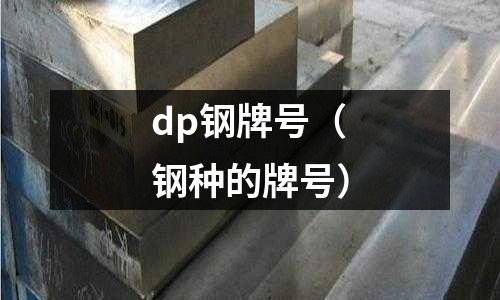 dp鋼牌號（鋼種的牌號）