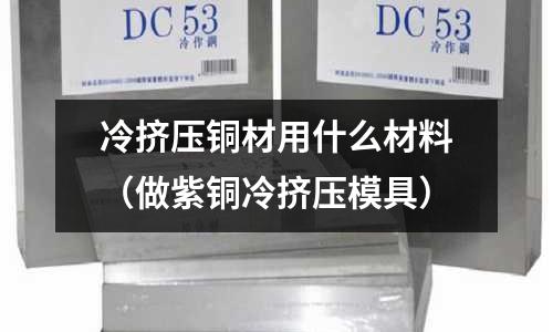 冷擠壓銅材用什么材料(做紫銅冷擠壓模具)