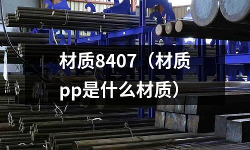 材質(zhì)8407（材質(zhì)pp是什么材質(zhì)）