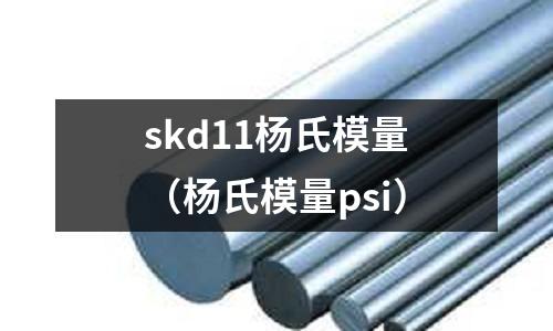 skd11楊氏模量（楊氏模量psi）