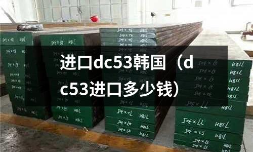 進(jìn)口dc53韓國(dc53進(jìn)口多少錢)