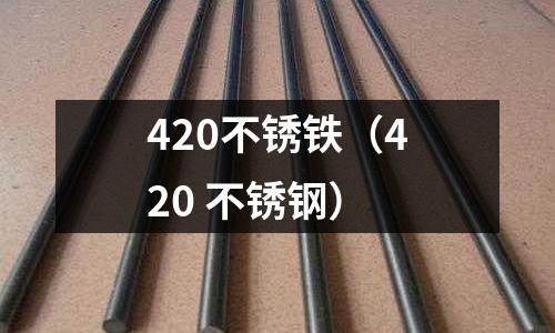 420不銹鐵(420 不銹鋼)