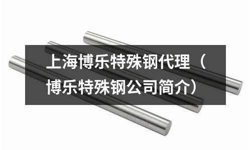 上海博樂特殊鋼代理(博樂特殊鋼公司簡介)