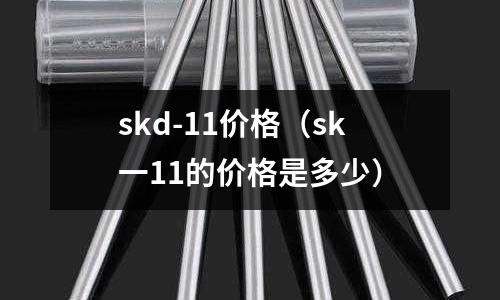 skd-11價格（sk一11的價格是多少）