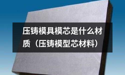 壓鑄模具模芯是什么材質（壓鑄模型芯材料）