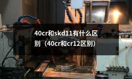 40cr和skd11有什么區別（40cr和cr12區別）