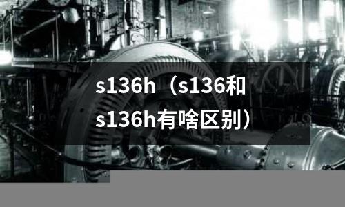 s136h（s136和s136h有啥區(qū)別）