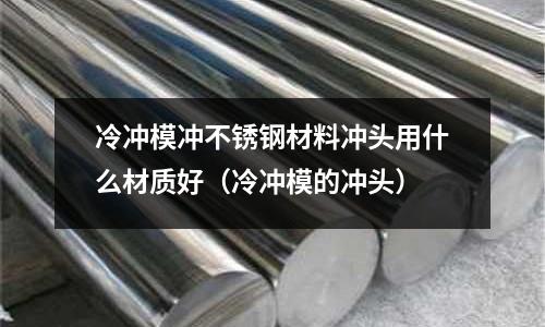 冷沖模沖不銹鋼材料沖頭用什么材質好（冷沖模的沖頭）