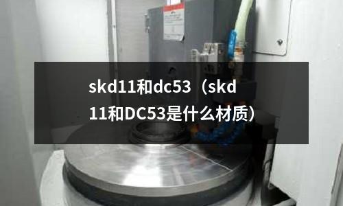 skd11和dc53（skd11和DC53是什么材質）