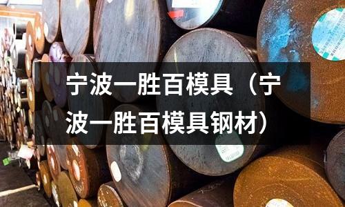 寧波一勝百模具(寧波一勝百模具鋼材)