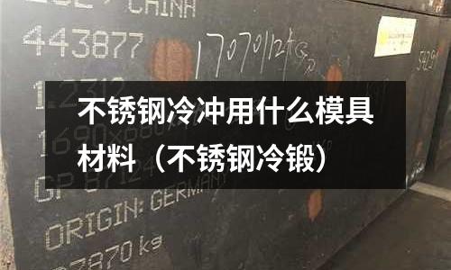 不銹鋼冷沖用什么模具材料（不銹鋼冷鍛）