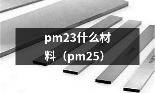 pm23什么材料（pm25）
