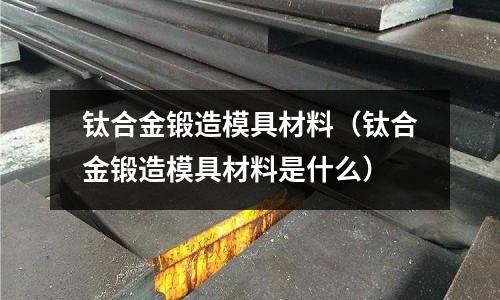 鈦合金鍛造模具材料(鈦合金鍛造模具材料是什么)