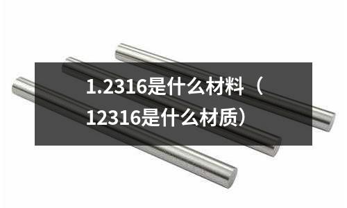 1.2316是什么材料（12316是什么材質）