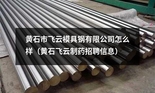 黃石市飛云模具鋼有限公司怎么樣（黃石飛云制藥招聘信息）
