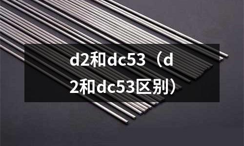 d2和dc53(d2和dc53區(qū)別)