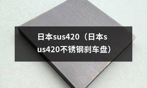 日本sus420(日本sus420不銹鋼剎車盤)