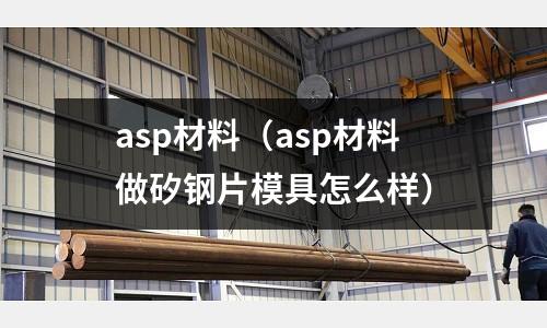 asp材料（asp材料做矽鋼片模具怎么樣）