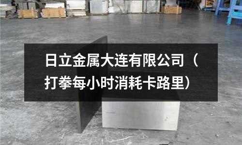 日立金屬大連有限公司（打拳每小時消耗卡路里）