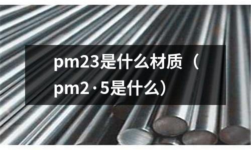 pm23是什么材質(zhì)(pm2·5是什么)