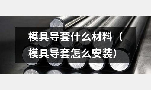 模具導套什么材料（模具導套怎么安裝）