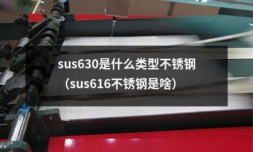 sus630是什么類型不銹鋼（sus616不銹鋼是啥）