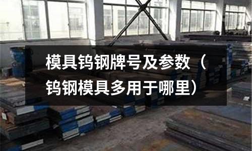 模具鎢鋼牌號及參數（鎢鋼模具多用于哪里）