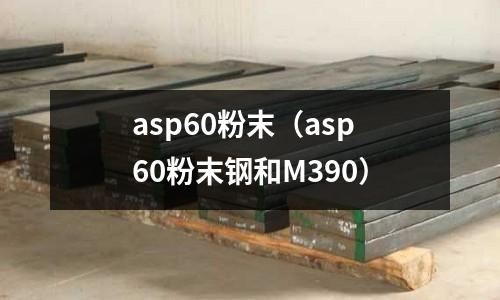 asp60粉末（asp60粉末鋼和M390）